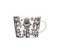 Iittala Taika 1070915 Taika - Taza de porcelana (11,8 x 9,8 x 7,4 cm, 0,3 L), color blanco y negro