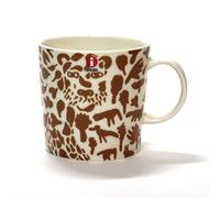 Iittala Taza de porcelana de la colección Oiva Toikka en color marrón, 0,3 l, 1062496