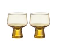 Iittala Vaso con pie Solare 29 cl. 2-pack Naranja fuego