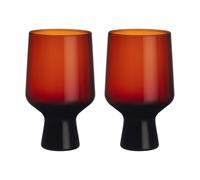 Iittala Vaso con pie Solare 40 cl. 2-pack Cobre