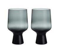 Iittala Vaso con pie Solare 40 cl. 2-pack Gris acero