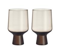Iittala Vaso con pie Solare 40 cl. 2-pack Lino