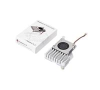 Iiunius Enfriador activo oficial para Raspberry Pi 5 combina disipador de calor de aluminio con ventilador de ventilador controlado por temperatura