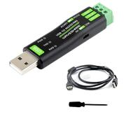iiunius USB to RS232 RS485 Converter Adapter, FT232RNL Chip, USB Serial Interface with Surge Protection, for Windows, Linux, MacOS, Supports Industrial Serial Devices, Compact & Plug-and-Play
