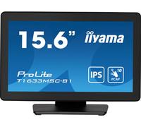 IIYAMA 39.5cm (15,6") T1633MSC-B1 16:9 Táctil HDMI+DP+USB Retail [EEK: C]