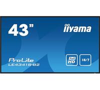 iiyama PROLITE LE4341S-B2 Pantalla plana para señalización digital 108 cm (42.5") LCD 350 cd / m² Full HD Negro 18/7