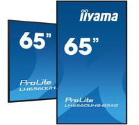 iiyama 65" Pantalla Profesional UHD 4K Panel VA 500cd/m², Anti-reflejos, Android 11, 24/7, HDMI, WiFi, Soporte Pared