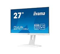 iiyama B2791HSU-W1 Monitor LED 68.6 cm, 27 pulgadas, Full-HD (VGA, HDMI, DisplayPort, USB2.0, Regulable en altura, Pivotante), Blanco Mate