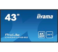 iiyama LH4341UHS-B2 pantalla de señalización 108 cm (42.5") LCD 500 cd / m² 4K Ultra HD Procesador incorporado Android 8.0 18/7