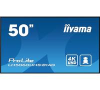 iiyama LH5060UHS-B1AG pantalla de señalización Pizarra de caballete digital 125,7 cm (49.5") LED Wifi 500 cd / m² 4K Ultra HD Negro Procesador incorporado Android 11 24/7
