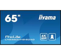iiyama LH6560UHS-B2AG pantalla de señalización Pizarra de caballete digital 165,1 cm (65") LED Wifi 500 cd / m² 4K Ultra HD Negro Procesador incorporado Android 11 24/7