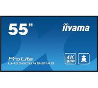 iiyama LH5560UHS-B1AG pantalla de señalización Pizarra de caballete digital 139,7 cm (55") LED Wifi 500 cd / m² 4K Ultra HD Negro Procesador incorporado Android 11 24/7