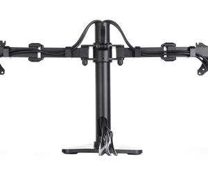 iiyama DS1002D-B1 Práctico soporte para dos monitores con pie