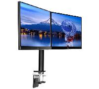 IIYAMA FLEXIBLE DESK MOUNT FOR DUAL MONITOR. DESK MOUNT WITH CLAMP. MONITOR SIZE 10~30", VESA 75X75 OR 100X100MM, <=10KG. (DS1002C-B1)