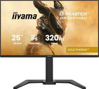 iiyama G-Master GB2591HSU-B1 IPS rápido de 24.5 pulgadas, 1920 x 1080 hasta 320 Hz, MPRT de 0.4 ms, 2 HDMI 2.1/DP/USB-C, compatible con G-SYNC, HDR10, HAS