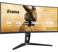 iiyama G-Master Monitor GCB3486WQSCP-B1 34" UltraWide QHD 240Hz HDR400 FreeSync Premium Curvo USB-C