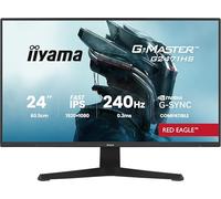 iiyama G-Master Red Eagle G2471HS-B1 - Monitor LED IPS rápido para Juegos de 23.8 Pulgadas, Full HD, 240 Hz, HDMI DP, 0.3 ms, G-Sync, Color Negro