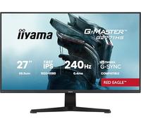 iiyama G-Master Red Eagle G2771HS-B1 Monitor de Juegos LED IPS rápido de 27 Pulgadas Full HD 240Hz HDMI DP 0.4ms G-Sync Negro