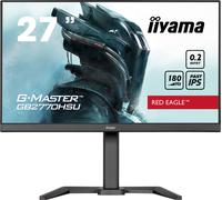 iiyama G-Master Red Eagle GB2770HSU-B6 - Monitor LED para Juegos Full HD HDMI DP USB 3.2 0.2 ms 180Hz sincronización adaptativa Ajuste de Altura pivote Negro