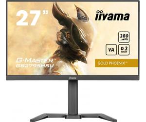 IIYAMA GB2795HSU-B1 G-Master Gold Phoenix 27inch Fast VA FHD 280Hz 300cd/m2 0.2ms HDMI DP 4xUSB 3.2 Speakers Black Tuner 15cm Adj.