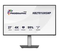 iiyama HB2701UHSNP-B1 Monitor ProGraphic 27" IPS NEGRO 2.0 4K 450cd Dock USB-C 96W HDMI DP Daisy Chain 4xUSB LAN sRGB 100% DCI-P3 99%
