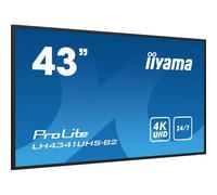 iiyama - LH4341UHS-B2 pantalla de señalización 108 cm (42.5") LCD 500 cd / m² 4K Ultra HD Procesador incorporado Android 8.0 24/