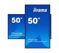 iiyama - LH5075UHS-B1AG pantalla de señalización Pantalla plana para señalización digital 125,7 cm (49.5") LCD Wifi 500 cd / m²