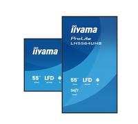 IIyama iiyama ProLite LH5564UHS-B1AG Pantalla 4K UHD de 55" para señalización digital profesional con Android, reproducción multimedia y gestión remota