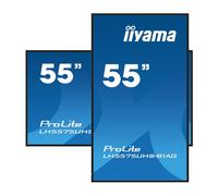 iiyama - LH5575UHS-B1AG pantalla de señalización Pantalla plana para señalización digital 138,7 cm (54.6") LCD Wifi 500 cd / m²