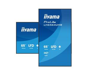 IIyama iiyama ProLite LH6564UHS-B1AG Pantalla 4K UHD de 65" con Android, reproducción multimedia, gestión remota y conectividad avanzada para señalización