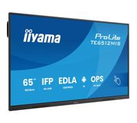 IIyama iiyama ProLite TE6512MIS-B4AG Pantalla táctil interactiva 4K UHD de 65″ con PureTouch-IR, Android 14 y suministro de energía USB-C