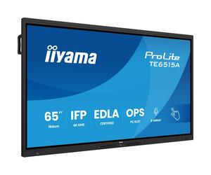 IIyama iiyama ProLite TE6515A-B1AG Pantalla interactiva 4K UHD de 65" con certificación Google EDLA, diseñada para una colaboración fluida y un aprendizaje