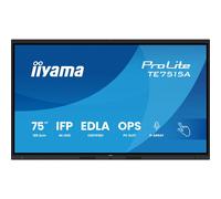 IIyama iiyama ProLite TE7515A-B1AG Pantalla interactiva 4K UHD de 75" con certificación EDLA de Google, diseñada para una colaboración fluida y un