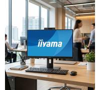 IIyama Iiyama ProLite XUB2490HSUH B2 24" IPS Webcam Monitor IPS Full HD de 24 pulgadas con webcam 5 MP compatible con Windows Hello, micrófono integrado y