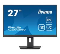 IIyama iiyama ProLite XUB2792QSU-B6 Pantalla QHD de 27'' con concentrador USB y múltiples opciones de ajuste, ideal para configuraciones multimonitor.