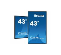 iiyama LH4341UHS-B2 pantalla de señalización 108 cm (42.5") LCD 500 cd / m² 4K Ultra HD Procesador incorporado Android 8.0 18/7
