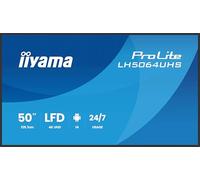 iiyama LH5064UHS-B1AG Digital Signage Flachbildschirm 127 cm 50 Zoll 3840 x 2160 Pixel WLAN 24/7 6,5 ms 1.200:1 500 cd/m² IPS HDMI USB 2.0 Typ C