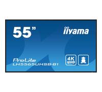 iiyama LH5565UHSB-B1 pantalla de señalización Diseño de quiosco 138,7 cm (54.6") LED Wifi 800 cd / m² 4K Ultra HD Negro Procesador incorporado Android 11 24/7
