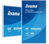 iiyama LH5581UHSG-1AG 55 pulgadas Gallery Line marco desmontable 3840x2160 UHD VA ELED 2xHDMI 1xUSB-C 2xUSB 2.0 Android 14 VESA 300x400
