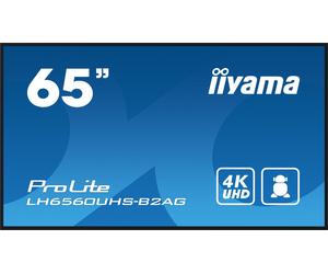IIYAMA LH6560UHS-B2AG 65inch VA UHD Landscape and Portrait 500cd/m2 3xHDMI 2xUSB 2.0 WiFi LAN Media USB Port LAN RS232C Android 11