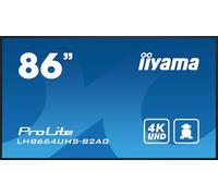 iiyama LH8664UHS-B2AG pantalla de señalización Pantalla plana para señalización digital 2,18 m (86") Wifi 500 cd / m² 4K Ultra HD Negro Procesador incorporado Android 24/7