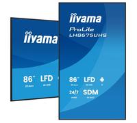 IIYAMA LH8675UHS-B2AG 217cm (85.6") 4K UHD LCD 3840x2160 16:9 3xHDMI+DP+2xUSB 24/7