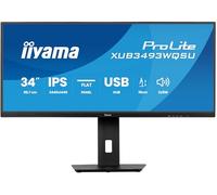iiyama Monitor XUB3493WQSU-B6, 34 Pulgadas, IPS, 3440 x 1440/120Hz, 2H2DP, HAS