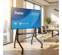 IIyama Pack iiyama ProLite LH5564UHS-B1AG 55" 4K + Soporte de Suelo con Ruedas Neomounts FL50-525BL1 Pantalla iiyama ProLite 55" 4K + soporte de suelo con