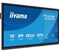 iiyama Pantalla Interactiva 75" UHD 4K Android TE7515A-B1AG con 16GB/128GB, Wifi 6, HDMI, USB-C, IPS, Antiglare, Media Play