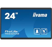 iiyama TW2424AS-B1 pantalla de señalización Pantalla plana para señalización digital 60,5 cm (23.8') Wifi 250 cd / m² 4K Ultra HD Negro Pantalla táctil Procesador incorporado Android 24/7