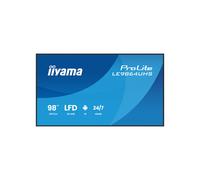 iiyama ProLite LE9864UHS-B1AG Pantalla de señalización digital 4K UHD de 98" con opciones avanzadas de control y conectividad.