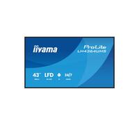 iiyama ProLite LH4364UHS-B1AG Pantalla de señalización digital 4K UHD de 43" con opciones avanzadas de control y conectividad