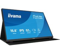 iiyama ProLite P1671HSC-B1 monitor IPS Full HD de 16" con base USB-C, altavoces integrados y funda de cuero