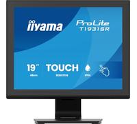 iiyama Prolite T1931SR-B2S SXGA IPS 5 Cables Monitor Pantalla táctil | 48 cm, 19 pulgadas, 1 punto táctil, serial resistiv, VGA, HDMI, DP, salida de audio, altavoz, IP54 (frontal), antirreflejos
